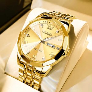 Gold -Tone Bold Watch